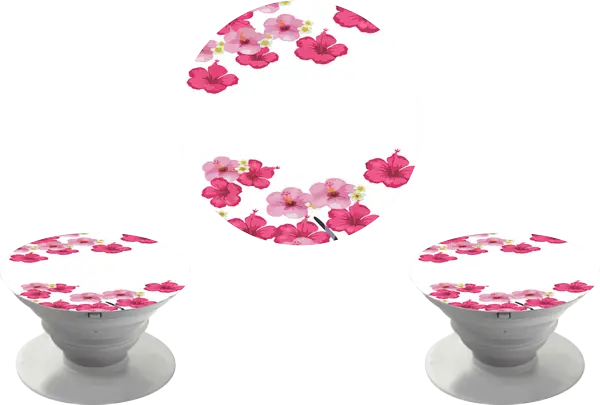 Pop Socket Flores Rosas (Com Nome)