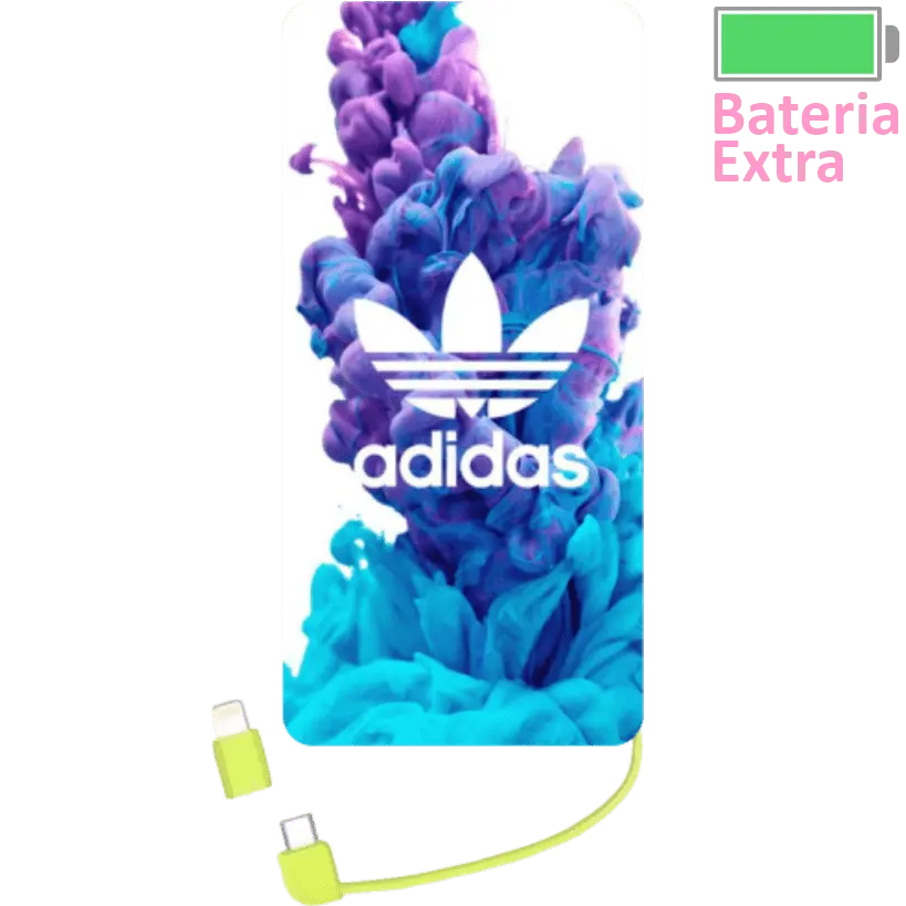 Power Bank ADIDAS BRANCO FUMAÇA