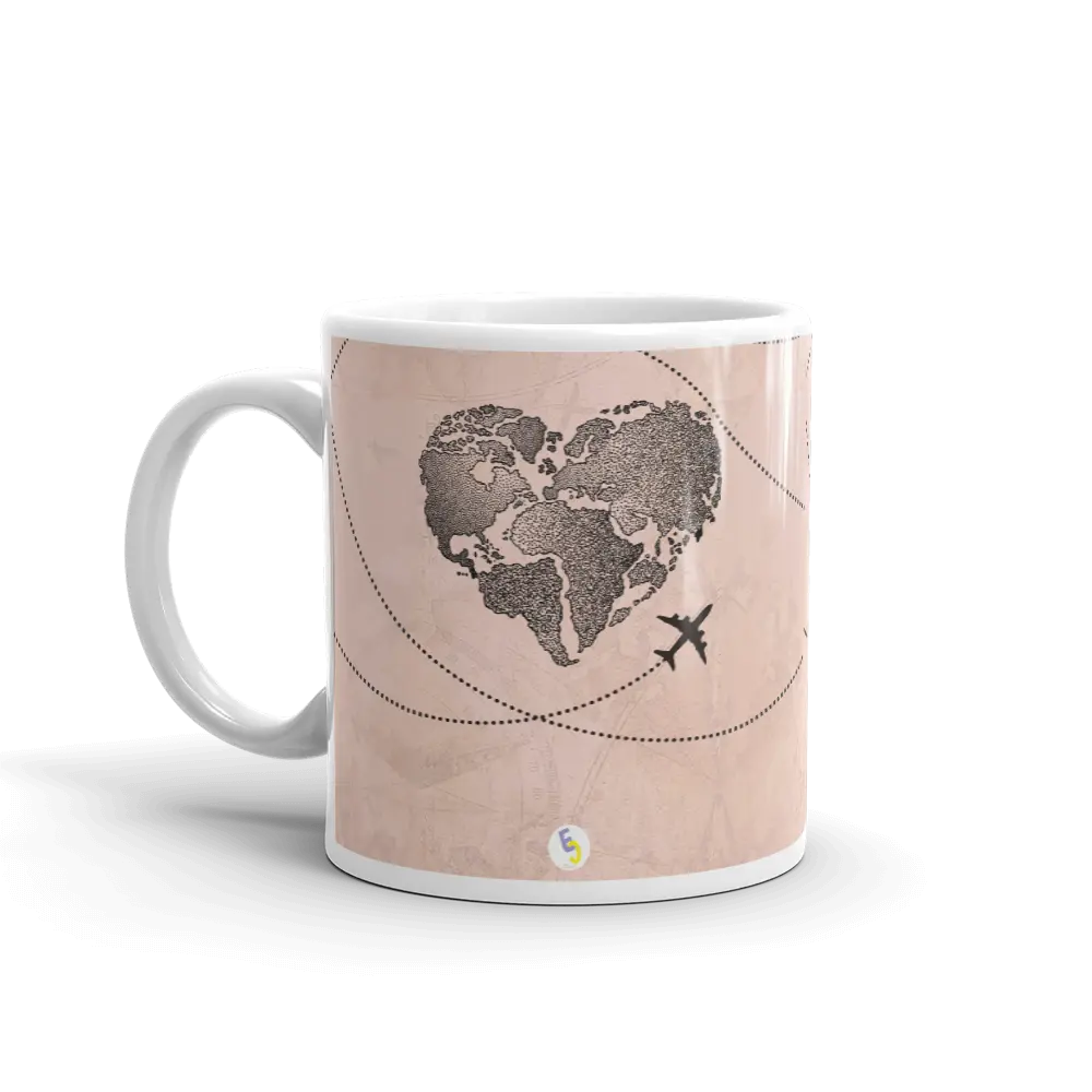 CANECA AMANDO VIAJAR (COM NOME)