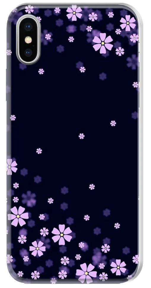 CAPINHA DARK FLORAL AZUIS