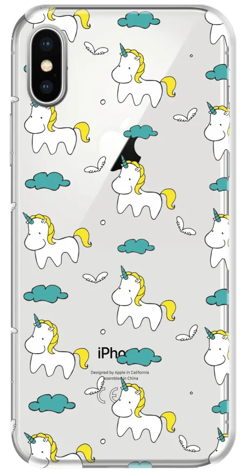 CAPINHA UNICÓRNIO E NUVENS