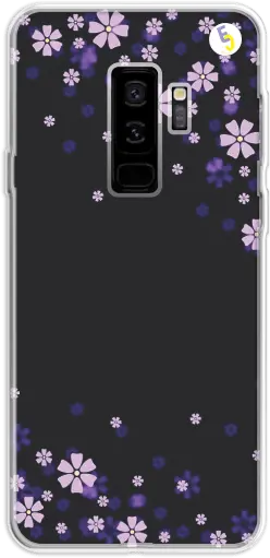 [#N001] CAPINHA DARK FLORAL AZUL (COM NOME)